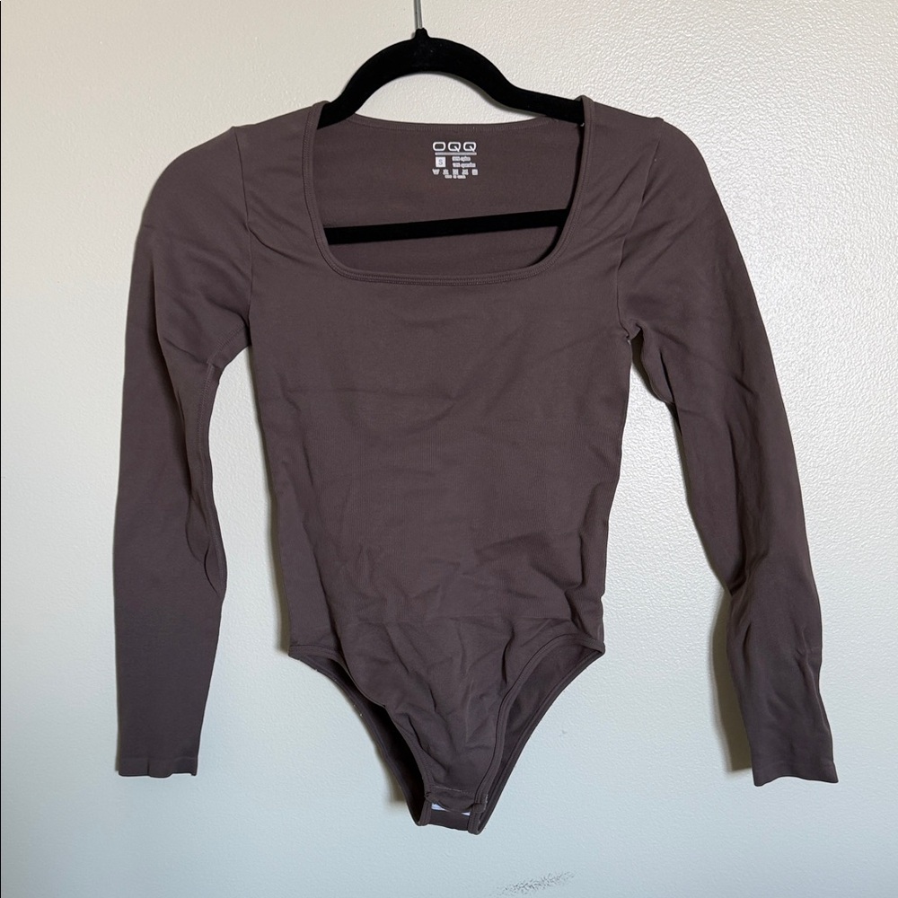 OGGI Women's Classic Long Sleeve Bodysuit - Dark Brown